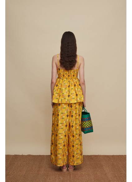ZONIANA PANTS (FOLK BIRD PRINT)