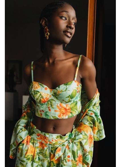 AELLO BUSTIER TOP