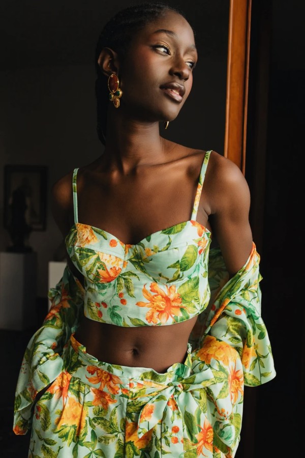 AELLO BUSTIER TOP