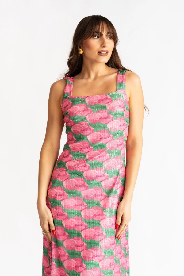 Pink Tulip Glam Backless Dress