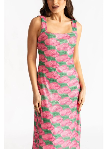 Pink Tulip Glam Backless Dress