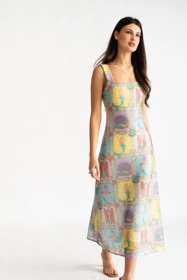 Pasithea Glam Backless Dress