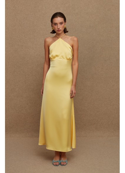 EXOTIC DRESS LIGHT YELLOW