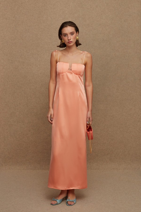 ERRIKA DRESS PEACH