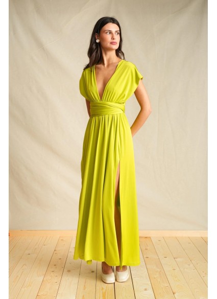 Lime Polymorphic Dress
