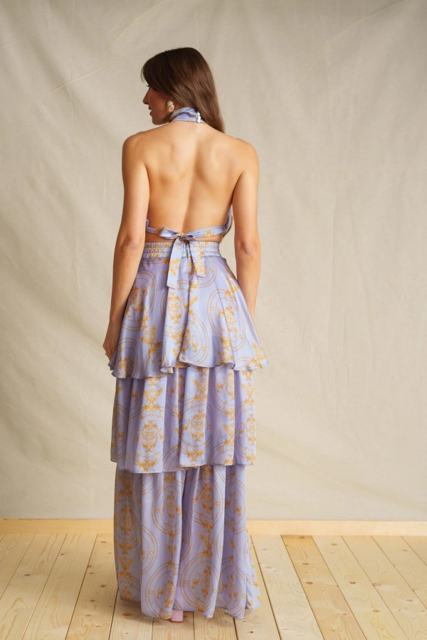 Lavinia Arctic Backless Top