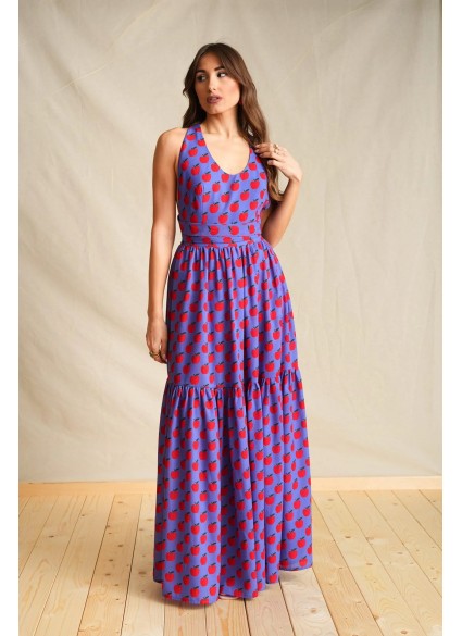 Red Apple Maxi Dress
