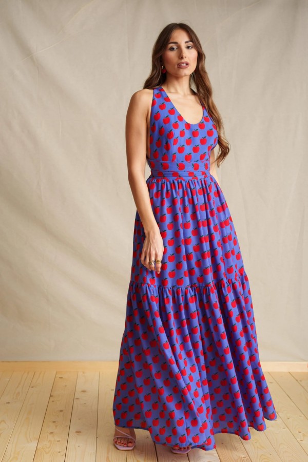 Red Apple Maxi Dress
