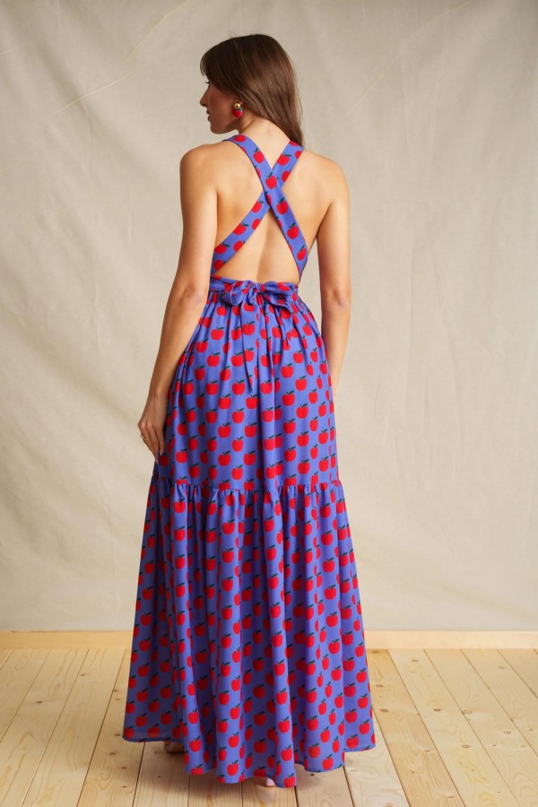 Red Apple Maxi Dress
