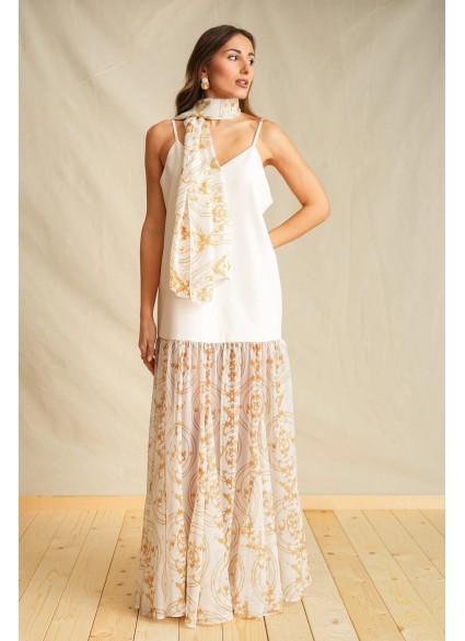 Antique White Maxi Dress
