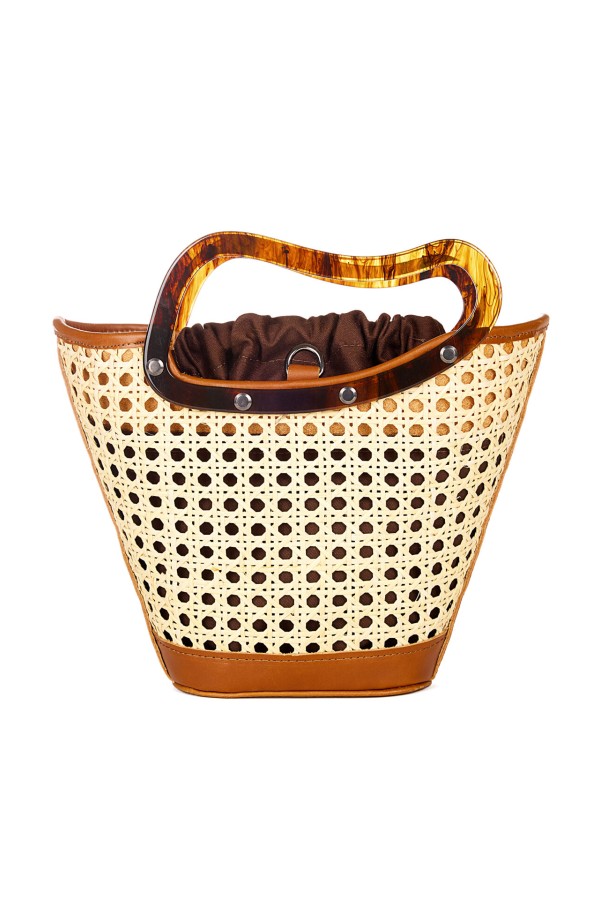 CLARITY BAG BROWN  MINI