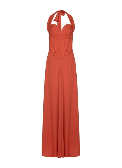 SELINI DRESS TERRACOTTA