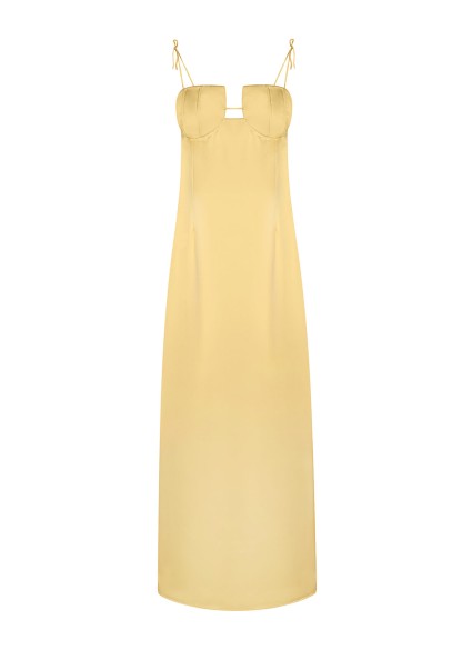 ERRIKA DRESS LIGHT YELLOW