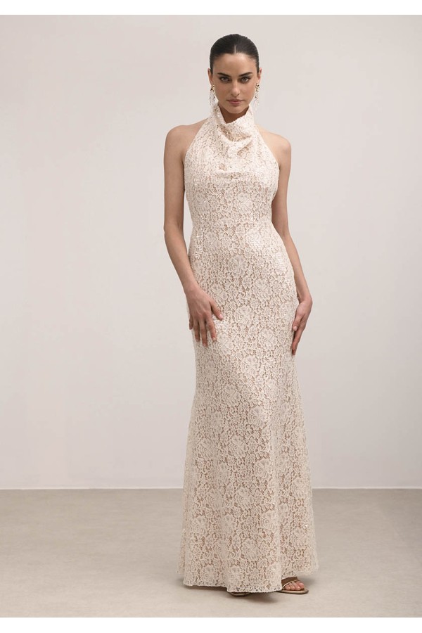  MARILYN IVORY LACE DRESS 