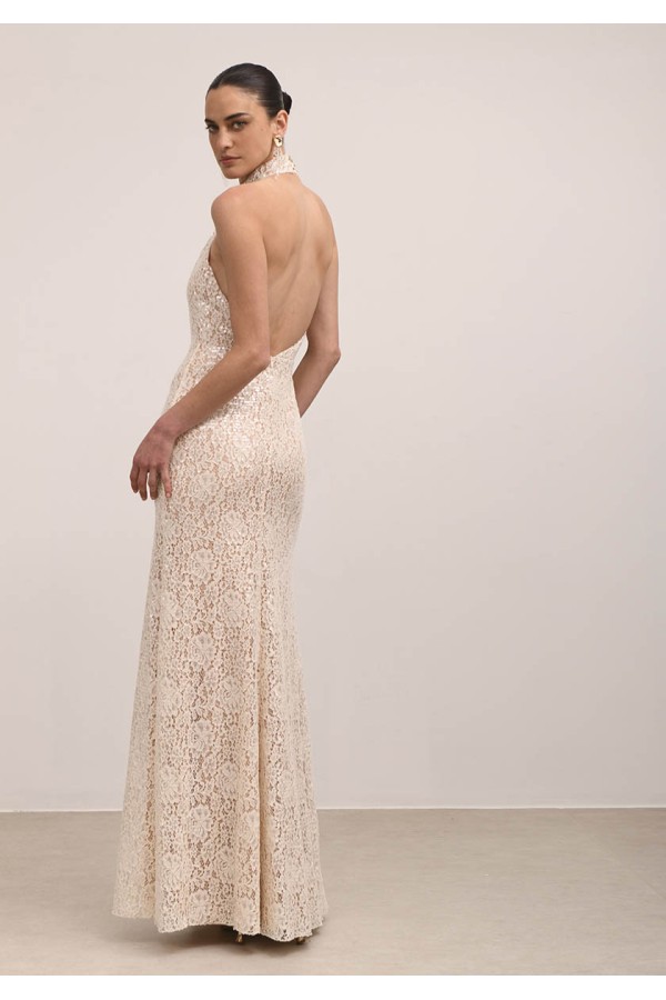  MARILYN IVORY LACE DRESS 