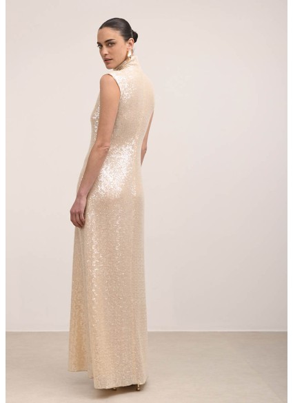 HOLLYWOOD IVORY SEQUIN DRESS