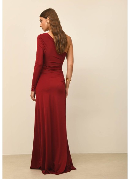 VENUS RED WINE DRESS