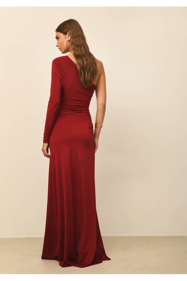 VENUS RED WINE DRESS