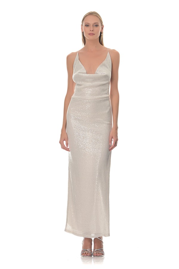 Mykonos Light-Grey Dress