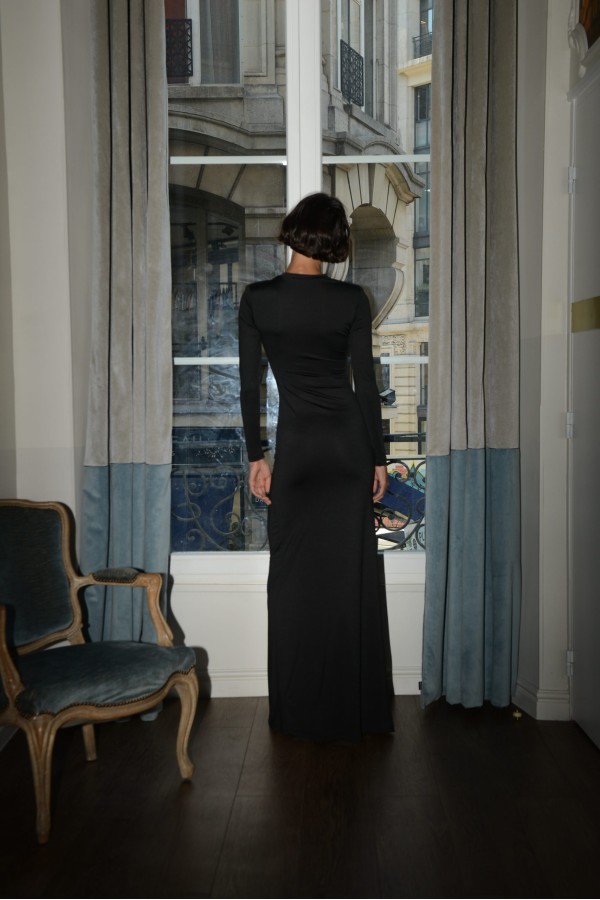 Azalee Black Maxi Dress