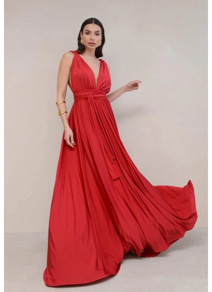 CRYSTAL PASSION RED DRESS