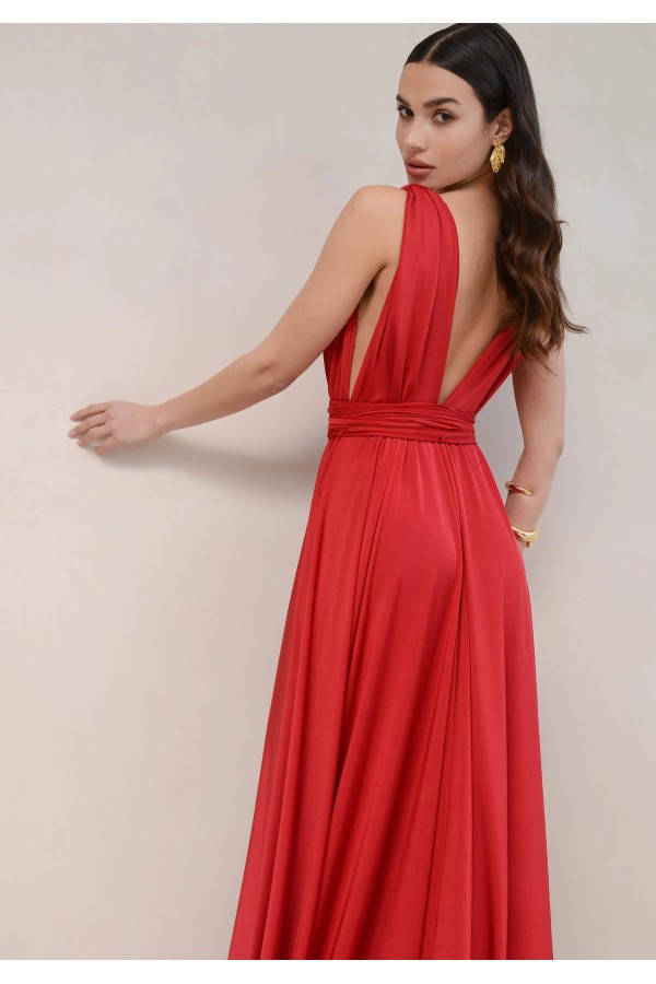 CRYSTAL PASSION RED DRESS